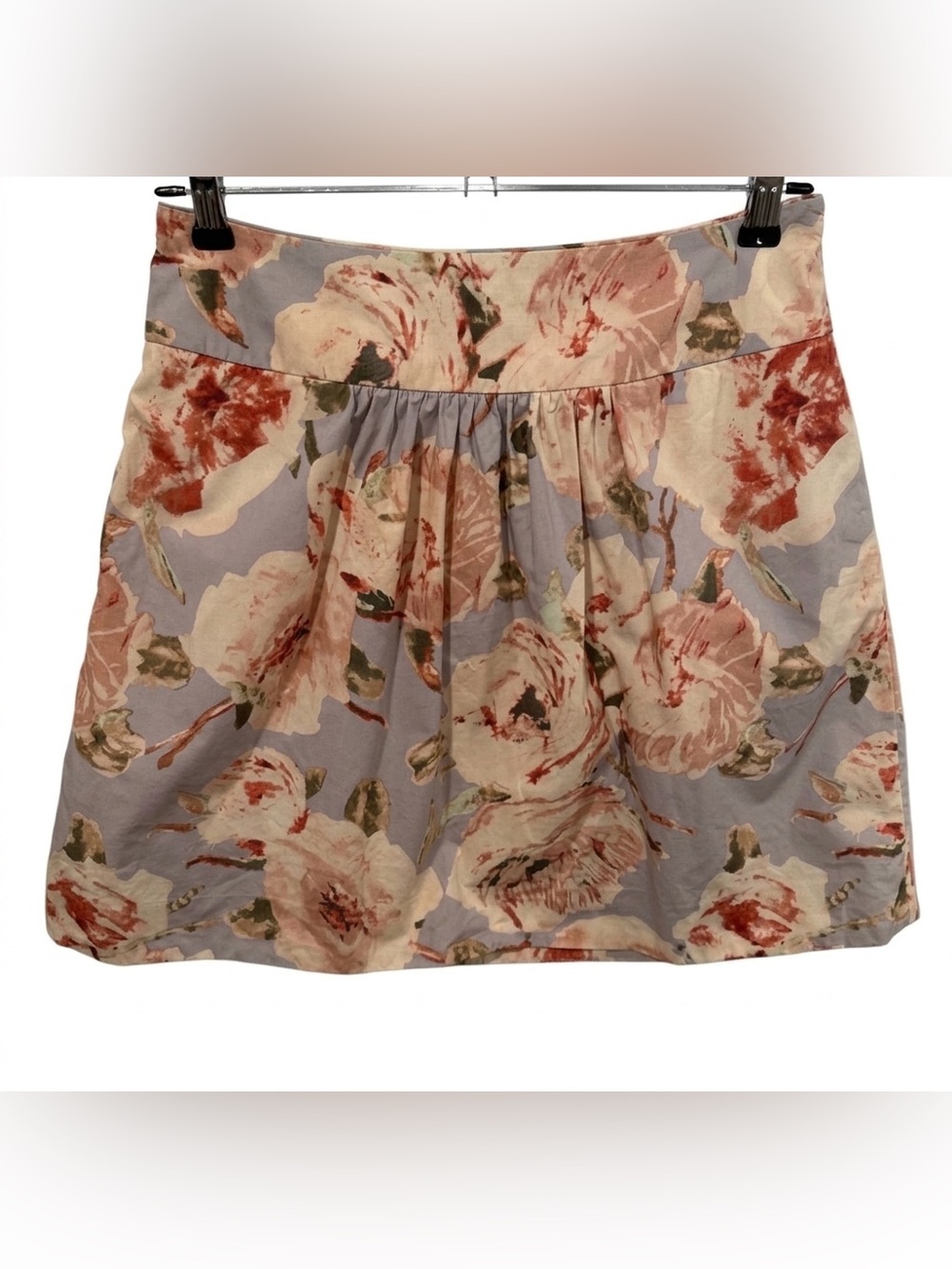 J. Crew Women’s A-Line Floral Cottagecore 100% Cotton Mini Skirt